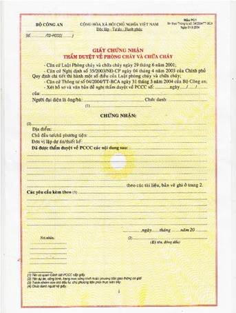 Nội dung thẩm duyệt PCCC gồm những gì?